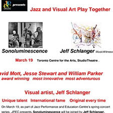 JPEC Presents: Sonoluminescence Trio together with Visual Artist Jeff Schlanger