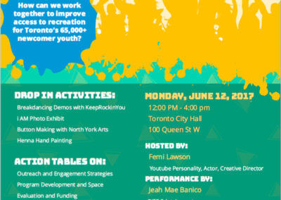 Newcomer Youth Recreation Forum