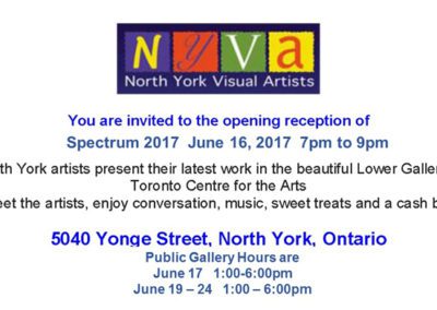 North York Visual Artists present: Spectrum