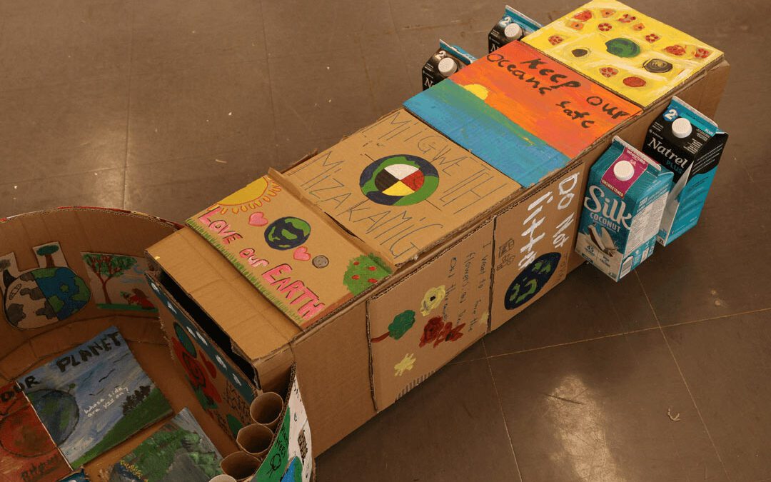 Celebrating Earth Day with Upcycled Art