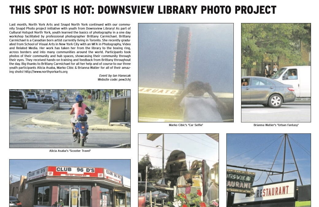 This Spot is Hot: Downsview Library Photo Project